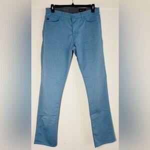 NWOT AG Adriano Goldschmied Men's 32x34 Tellis Modern Slim Crystal Blue Chinos